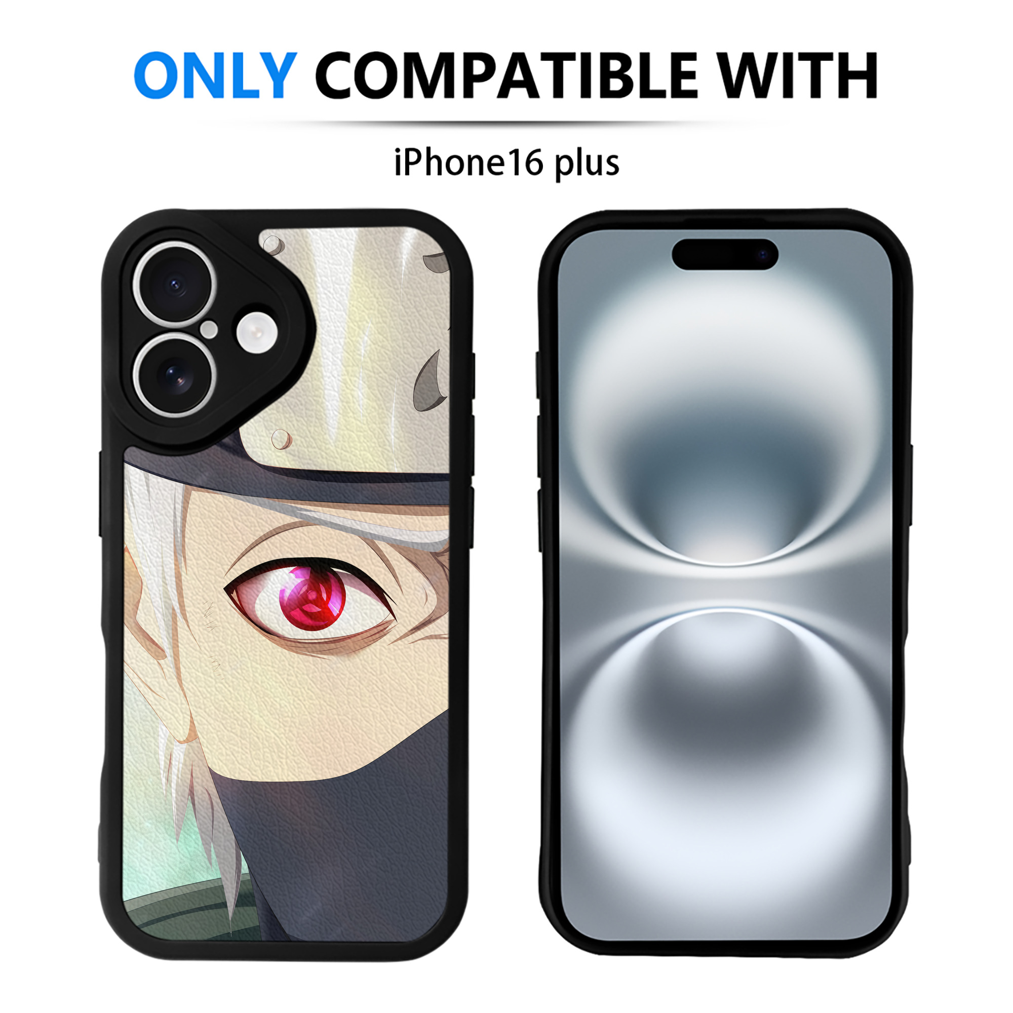 （画像用） NARUTO -ナルト- NARUTO -ナルト- 疾風伝 【iPhone 16シリーズ対応】シリコンスマホケース（レザー調） 材質：シリコン